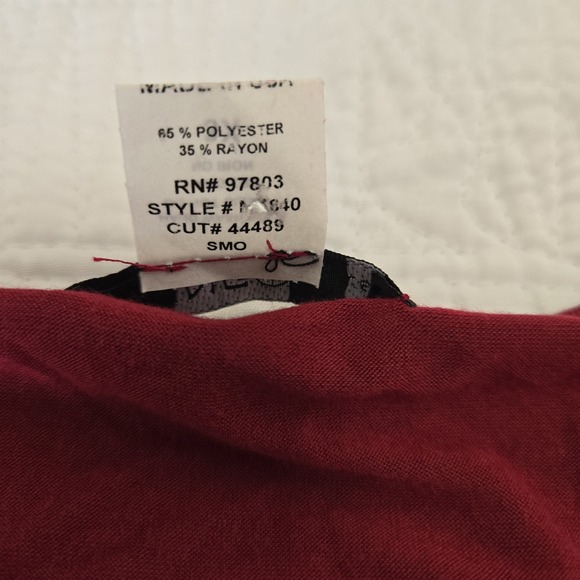 ING+ Full Sequin Tank Top Matte Red Womens Plus 3X Whimsigoth Vampy Witchy‎ Glam - Picture 11 of 11